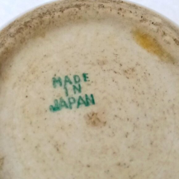 Antique Japanese Mini Teapot & Lidded 2-Handled Pot Goat Cart & Flowers Decor - Picture 8 of 13